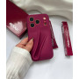 Бордовий чохол RHODE Lip Case Raspberry Jelly на iPhone 17 Pro — оригінальна якість із захистом камери